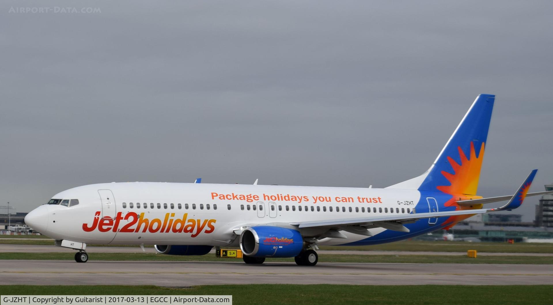 G-JZHT, 2017 Boeing 737-8MG C/N 63150, At Manchester