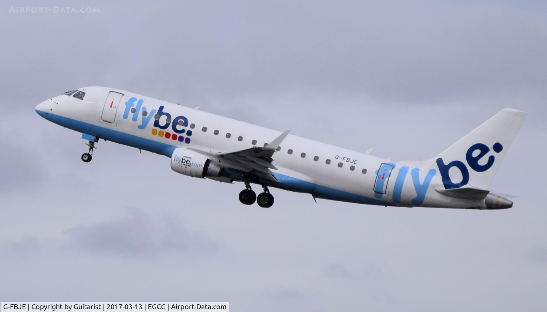 G-FBJE, 2012 Embraer 175STD (ERJ-170-200) C/N 17000336, At Manchester
