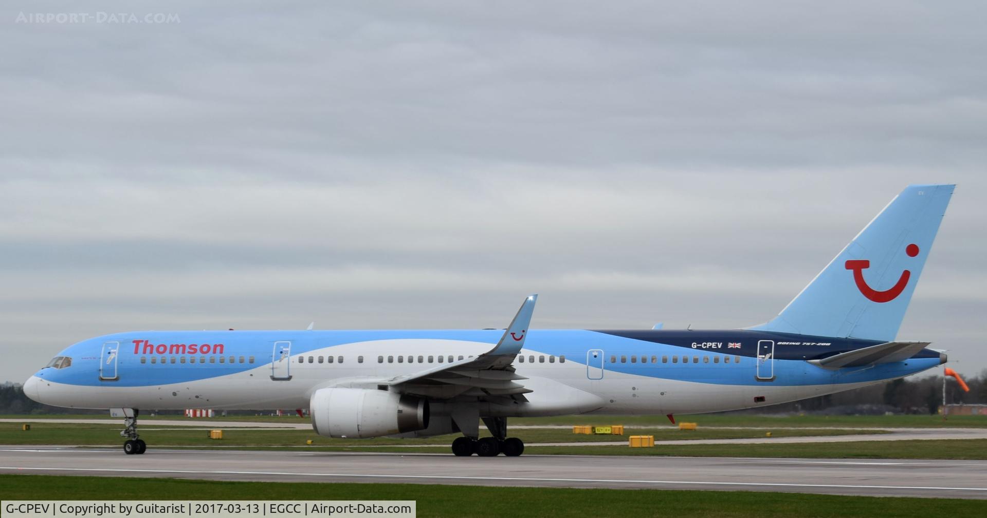 G-CPEV, 1999 Boeing 757-236 C/N 29943, At Manchester