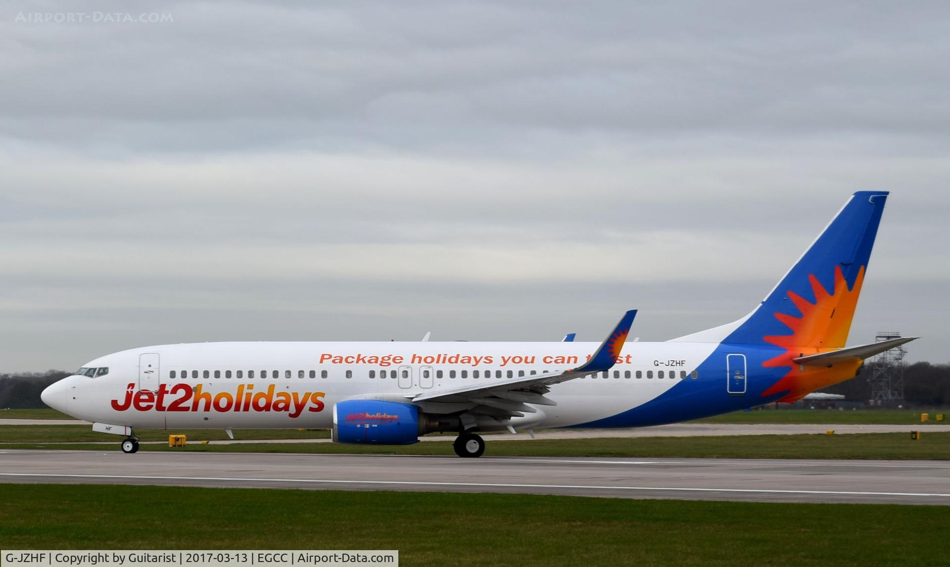 G-JZHF, 1999 Boeing 737-8K2 C/N 28378, At Manchester