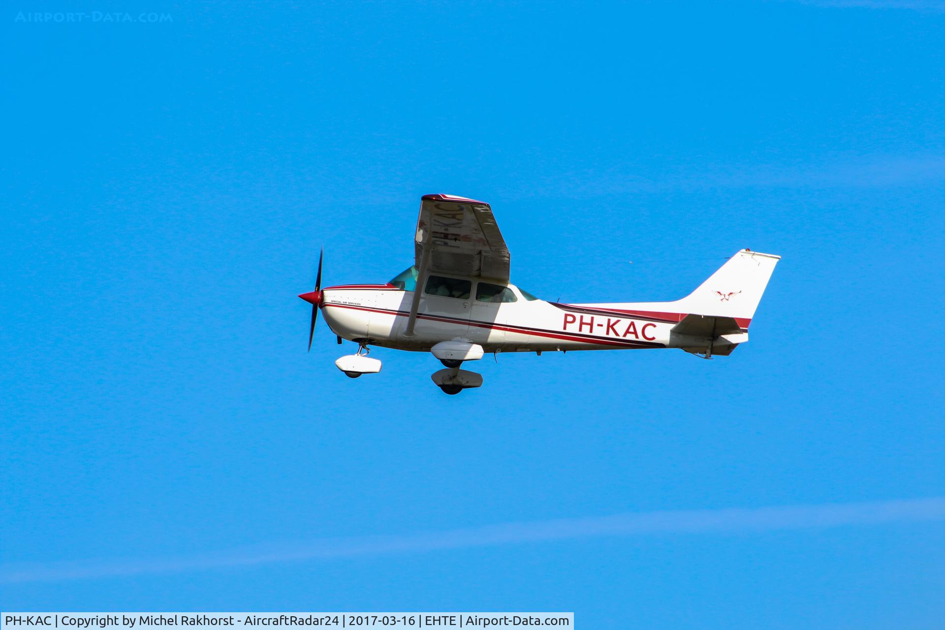 PH-KAC, 1974 Cessna 172M C/N 17262999, PH-KAC Taking off from runway 26 @EHTE - Teuge Airport