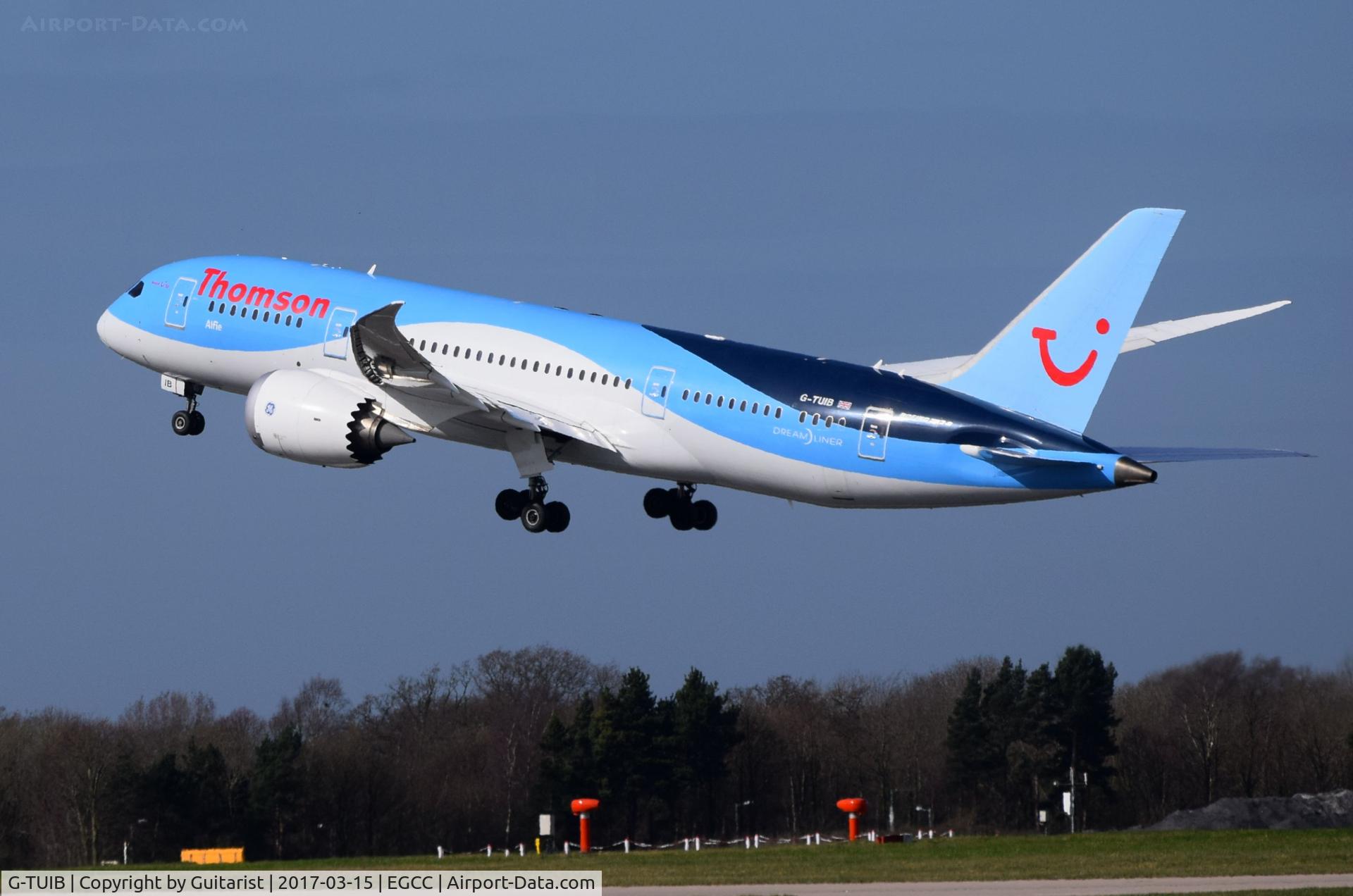 G-TUIB, 2013 Boeing 787-8 Dreamliner C/N 34423, At Manchester