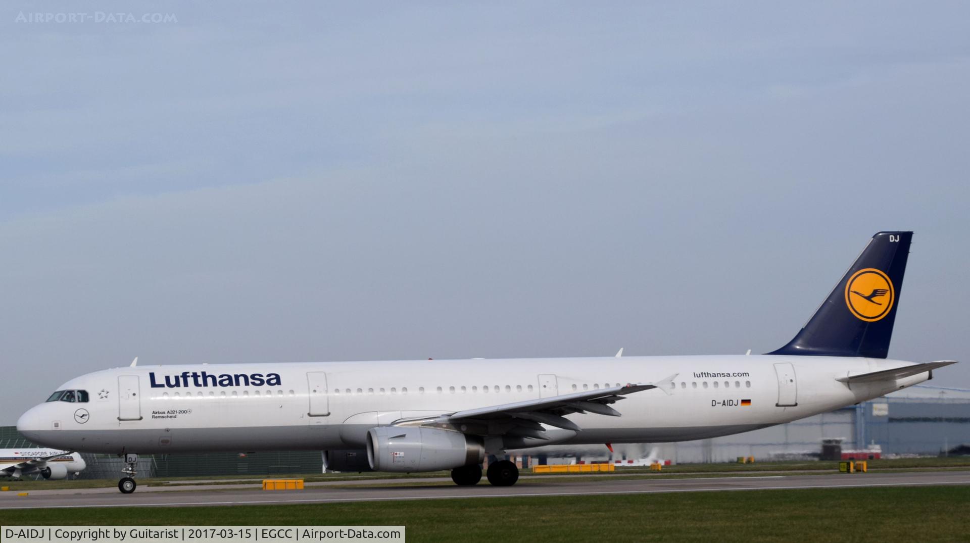 D-AIDJ, 2011 Airbus A321-231 C/N 4792, At Manchester
