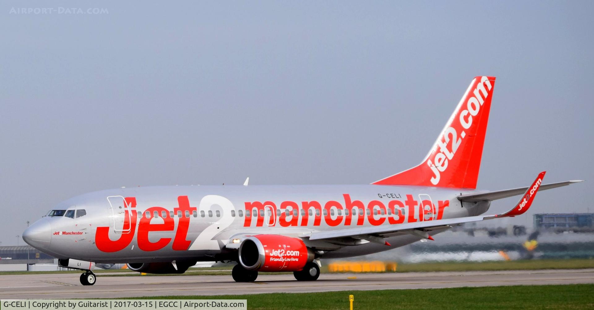 G-CELI, 1986 Boeing 737-330 C/N 23526, At Manchester