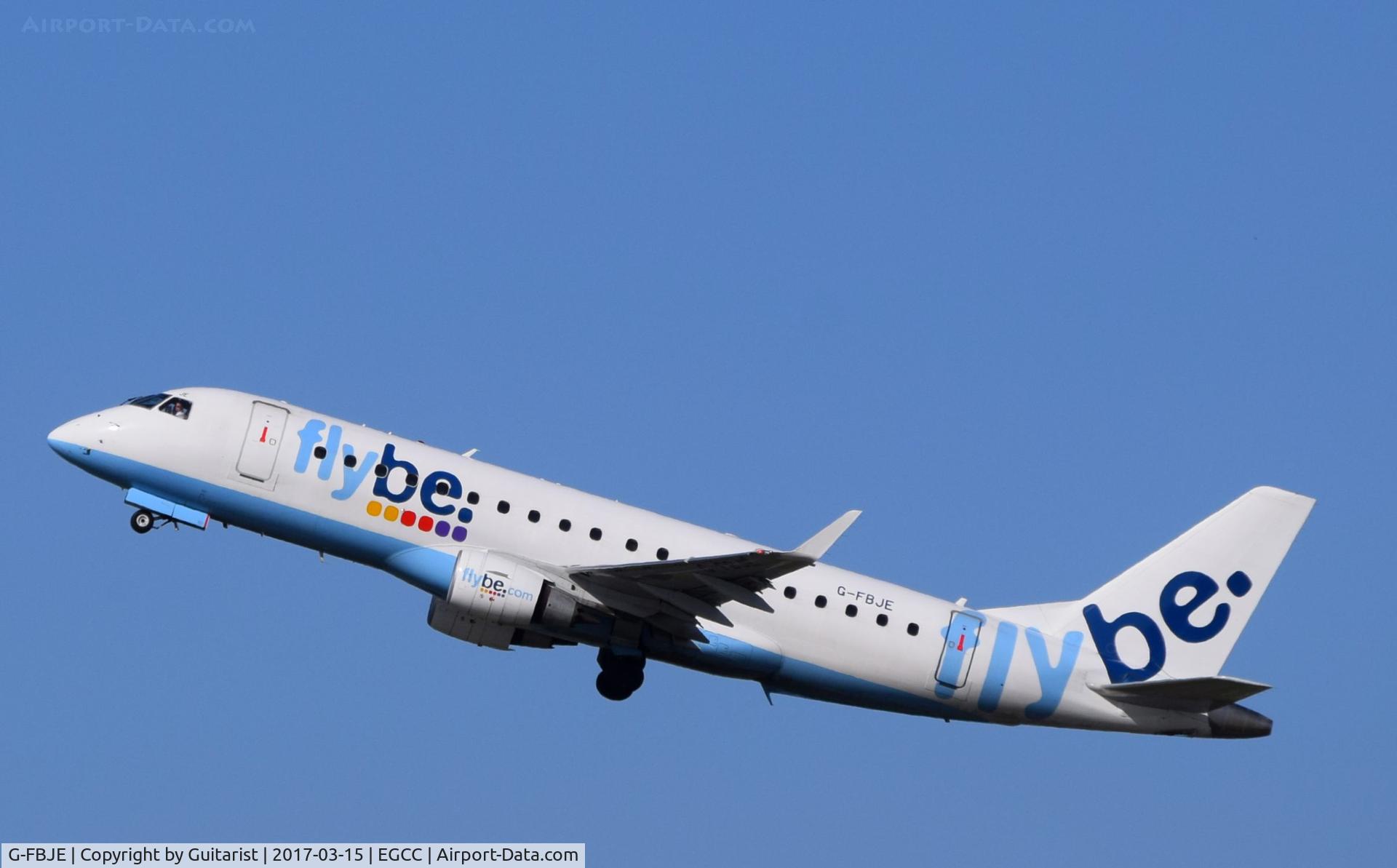 G-FBJE, 2012 Embraer 175STD (ERJ-170-200) C/N 17000336, At Manchester
