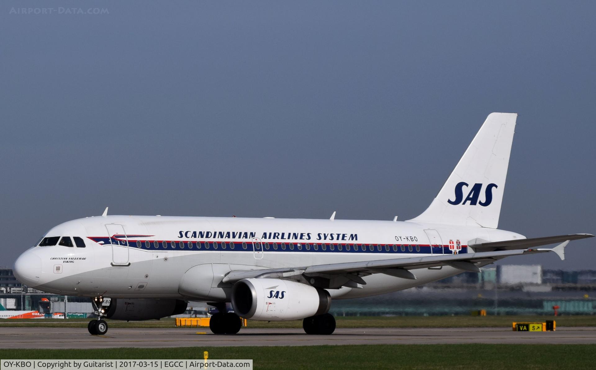 OY-KBO, 2006 Airbus A319-131 C/N 2850, At Manchester
