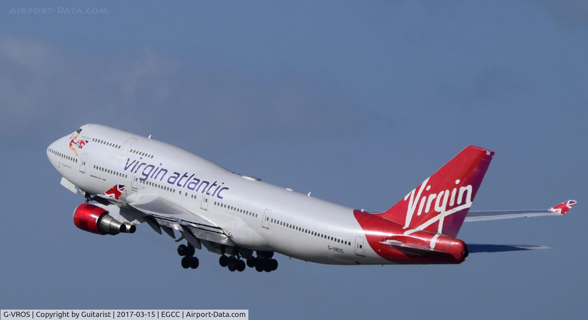 G-VROS, 2001 Boeing 747-443 C/N 30885, At Manchester