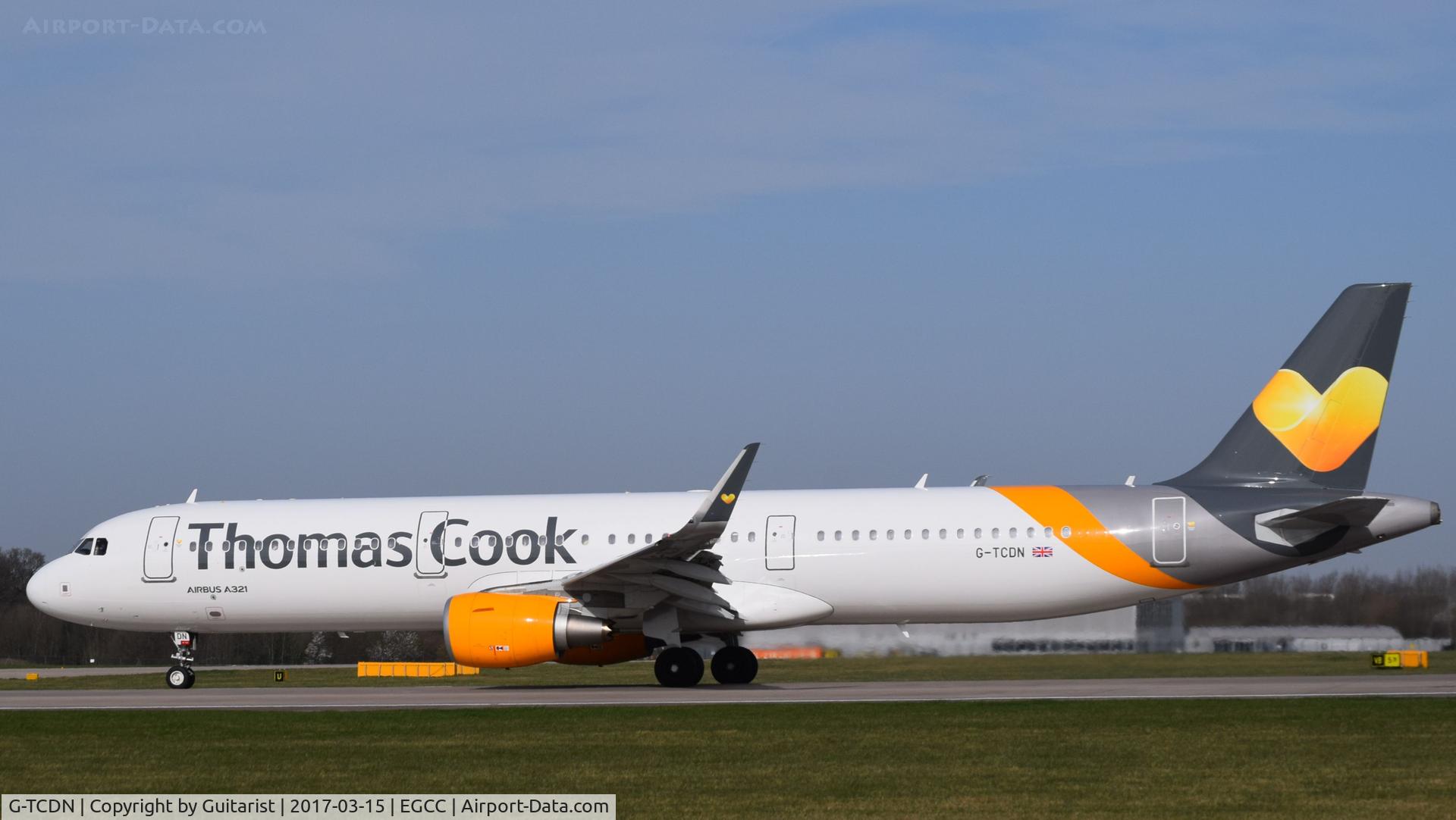 G-TCDN, 2016 Airbus A321-211 C/N 7048, At Manchester