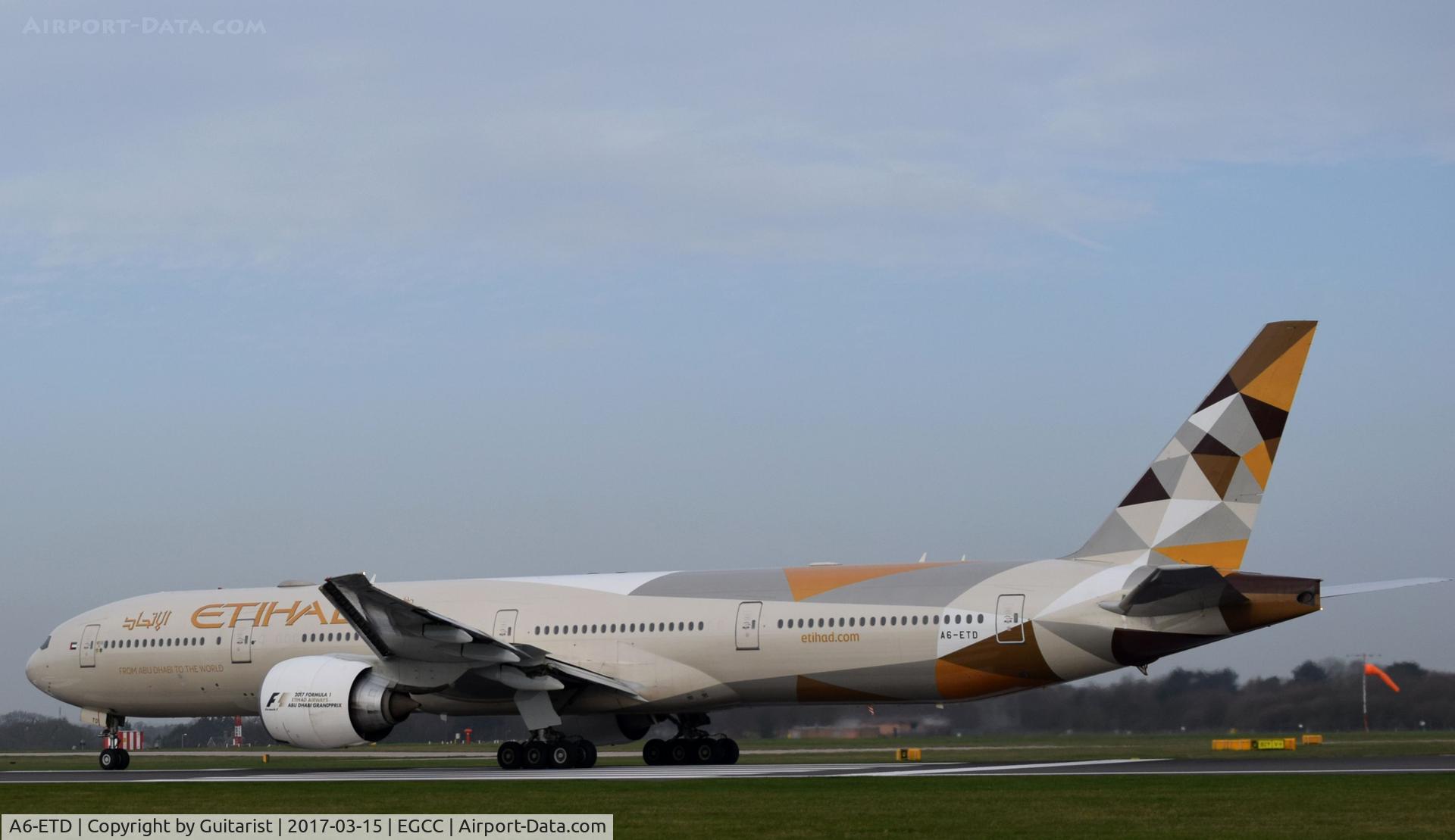 A6-ETD, 2006 Boeing 777-3FX/ER C/N 34600, At Manchester