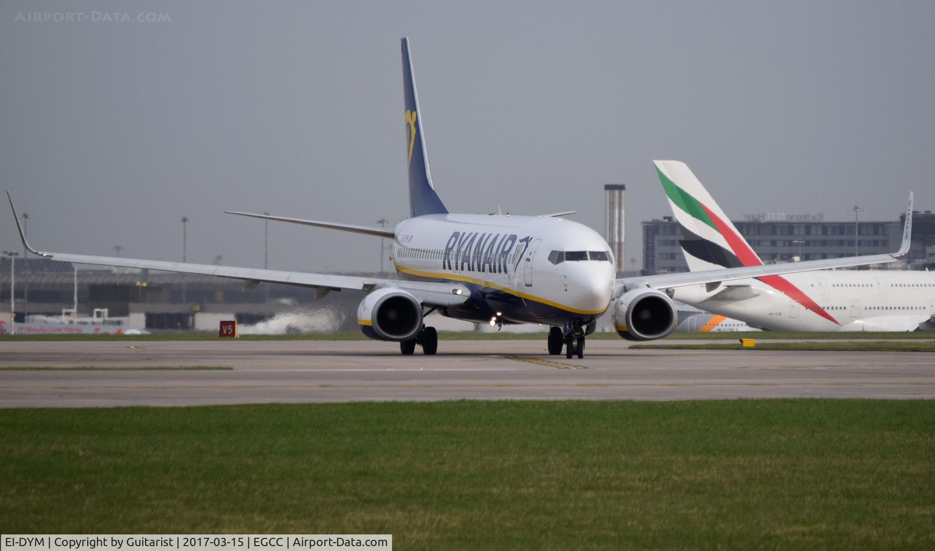 EI-DYM, 2008 Boeing 737-8AS C/N 36575, At Manchester