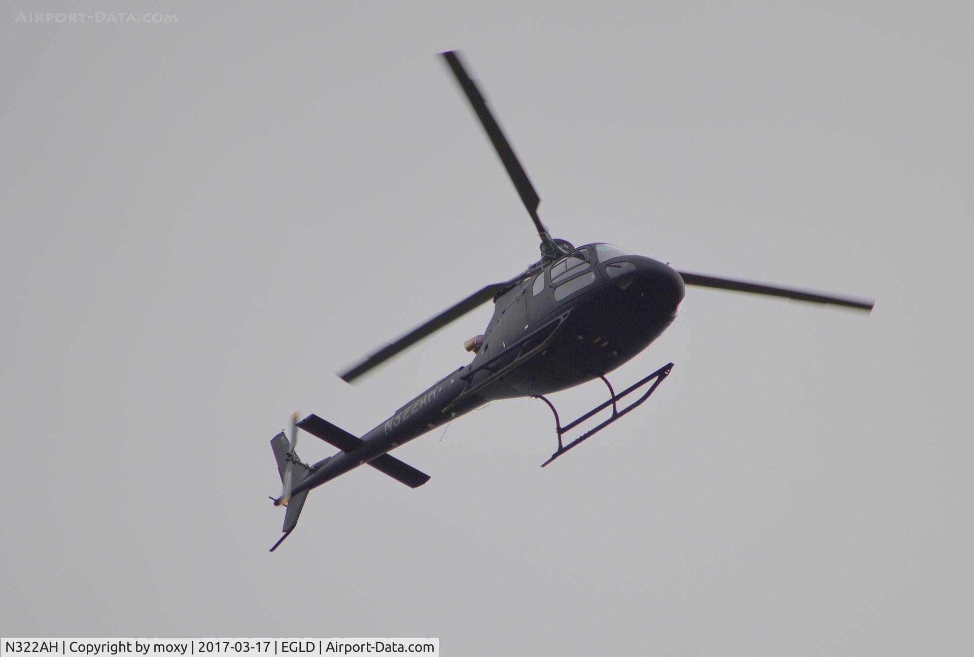 N322AH, 2016 Eurocopter AS-350B-3 Ecureuil Ecureuil C/N 8241, Eurocopter AS.350-B3 Ecureuil over Denham.