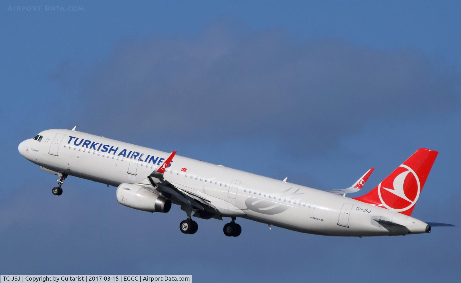 TC-JSJ, 2013 Airbus A321-231 C/N 5633, At Manchester