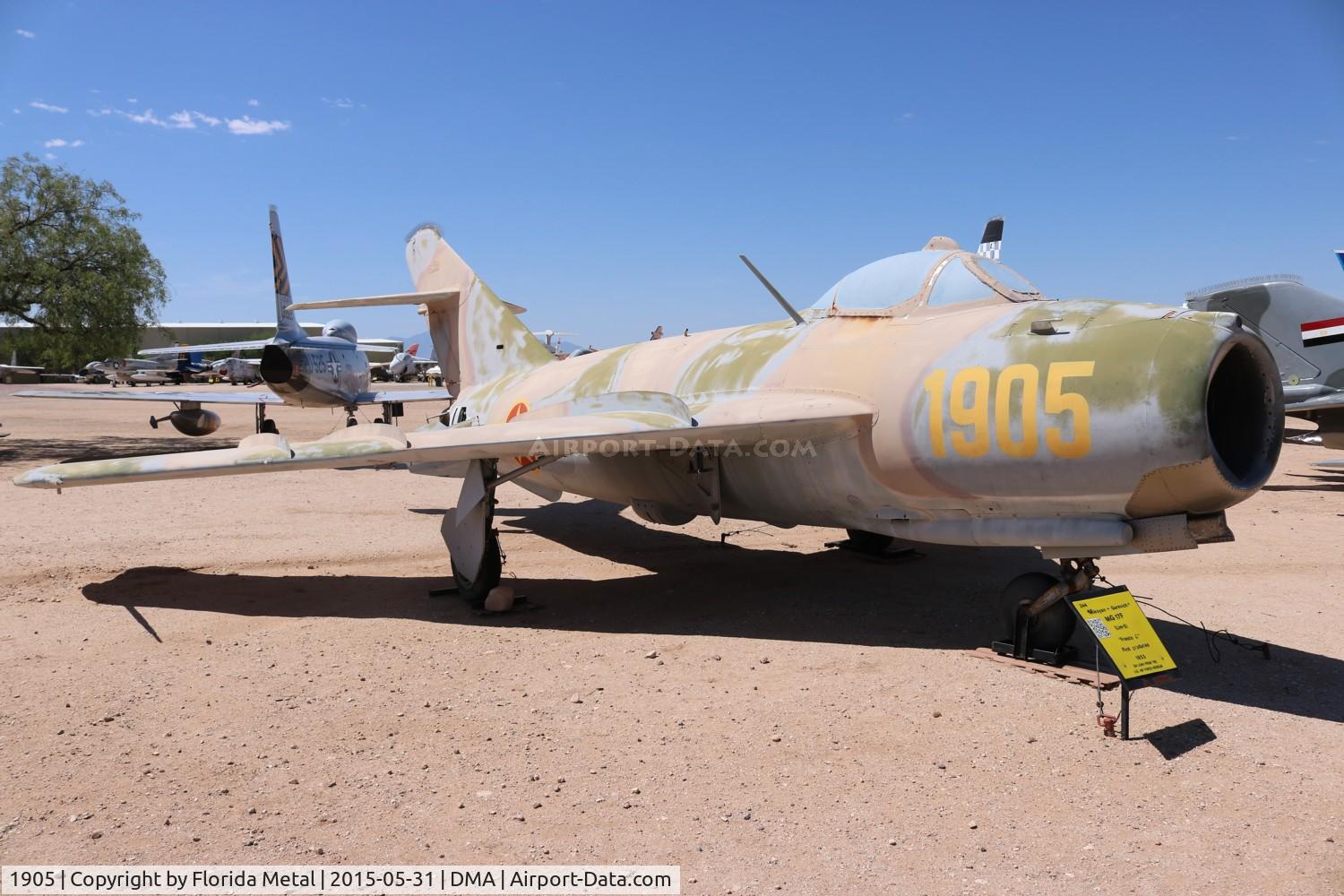 1905, Mikoyan-Gurevich MiG-17F C/N 101905, Mig-17F