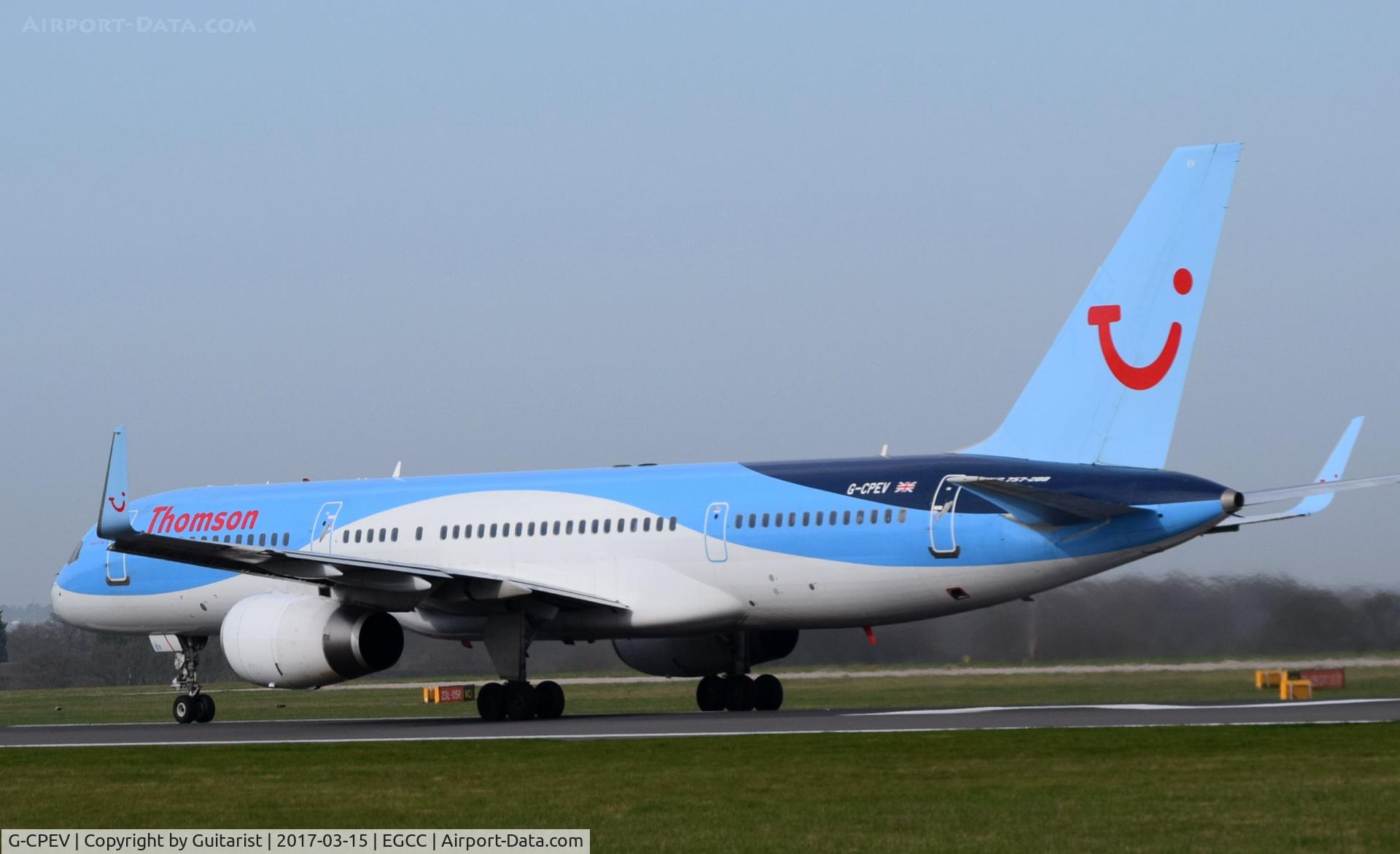 G-CPEV, 1999 Boeing 757-236 C/N 29943, At Manchester