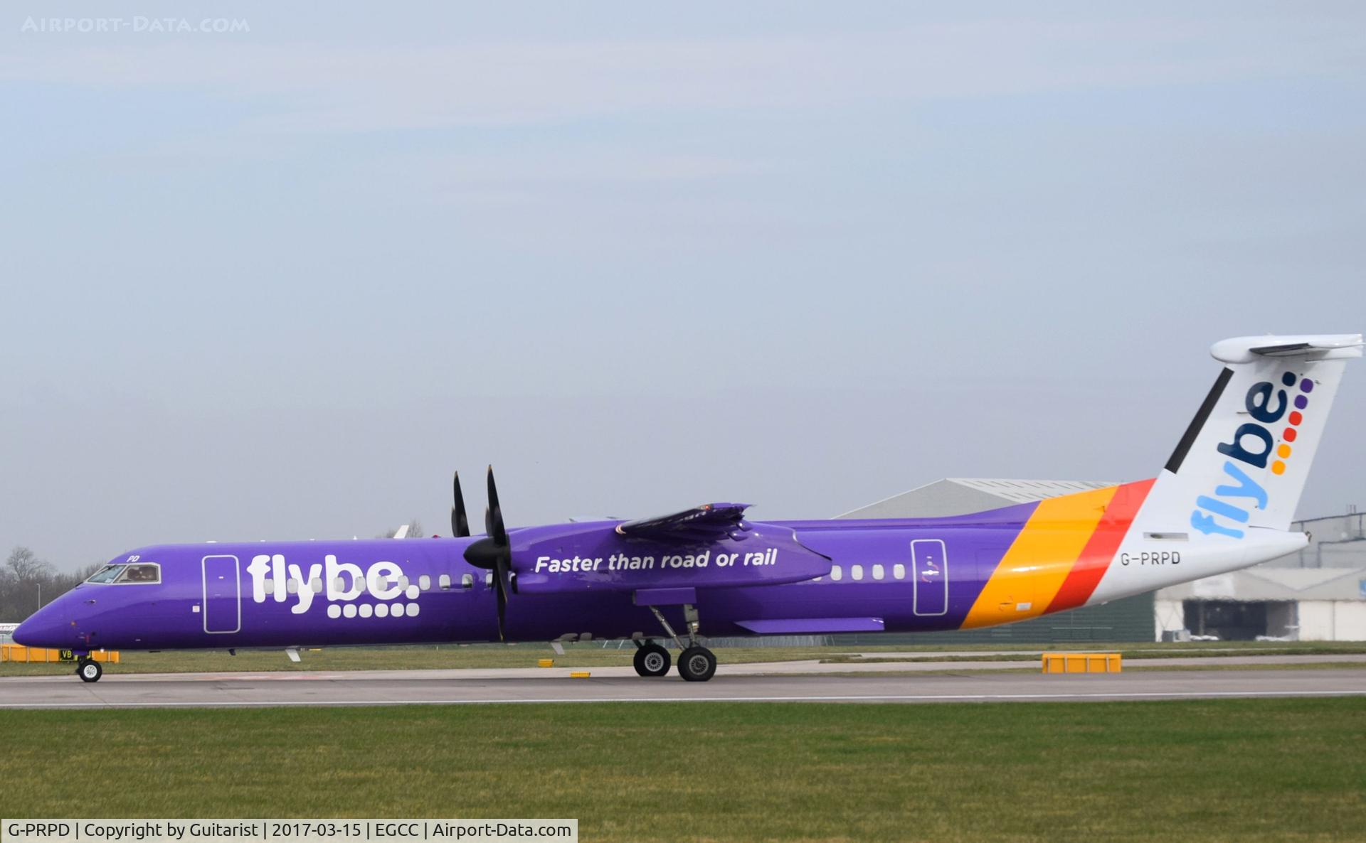 G-PRPD, 2010 Bombardier DHC-8-402 Dash 8 C/N 4332, At Manchester