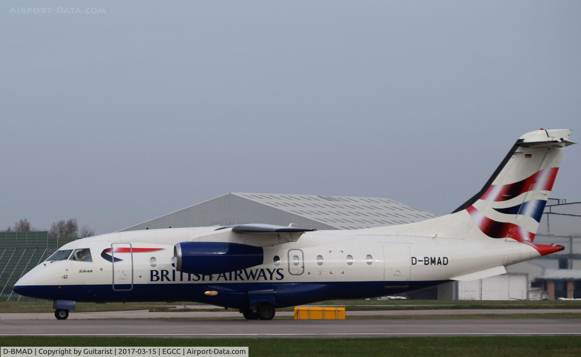 D-BMAD, 2000 Fairchild Dornier 328-300 328JET C/N 3142, At Manchester