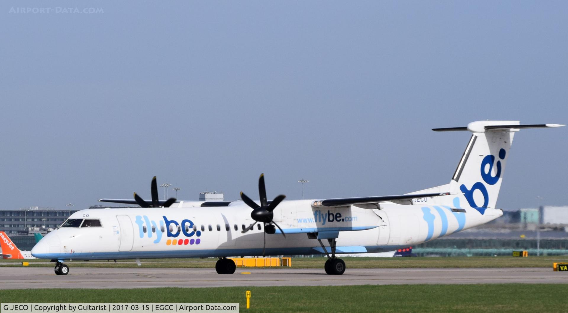 G-JECO, 2006 De Havilland Canada DHC-8-402Q Dash 8 C/N 4126, At Manchester