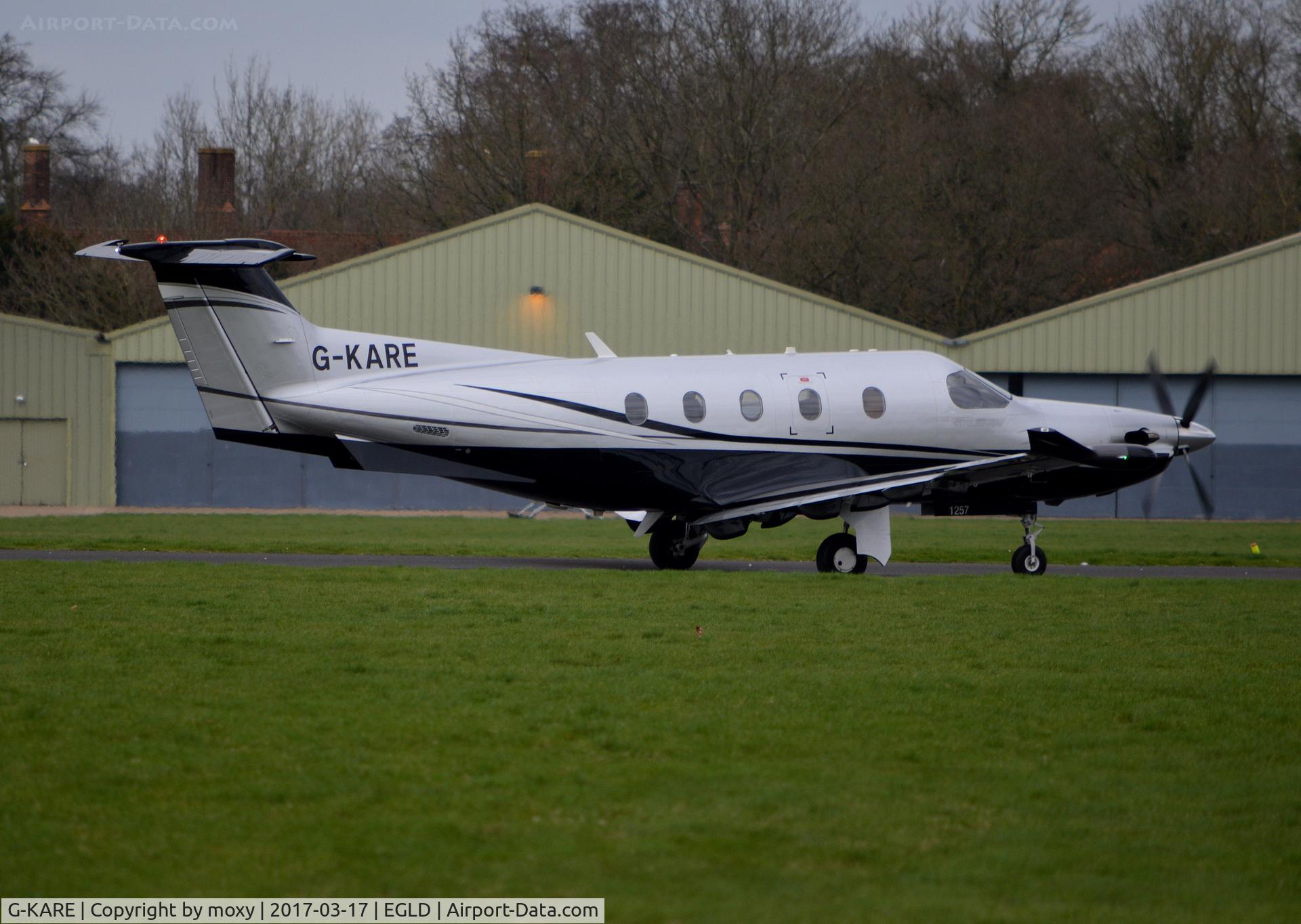 G-KARE, 2011 Pilatus PC-12/47E C/N 1257, Pilatus PC-12/47E at Denham. Ex M-HARP