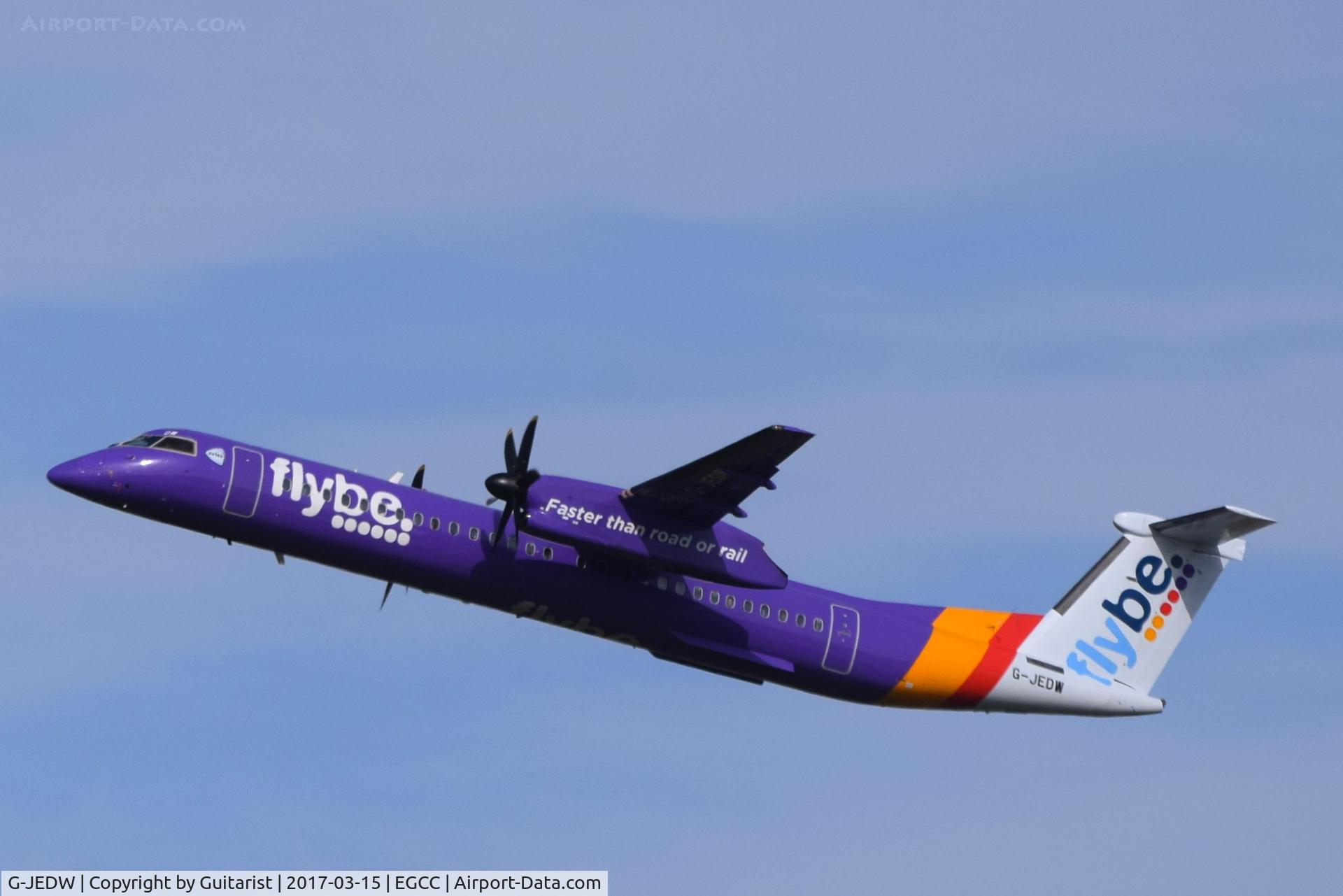 G-JEDW, 2004 De Havilland Canada DHC-8-402Q Dash 8 C/N 4093, At Manchester