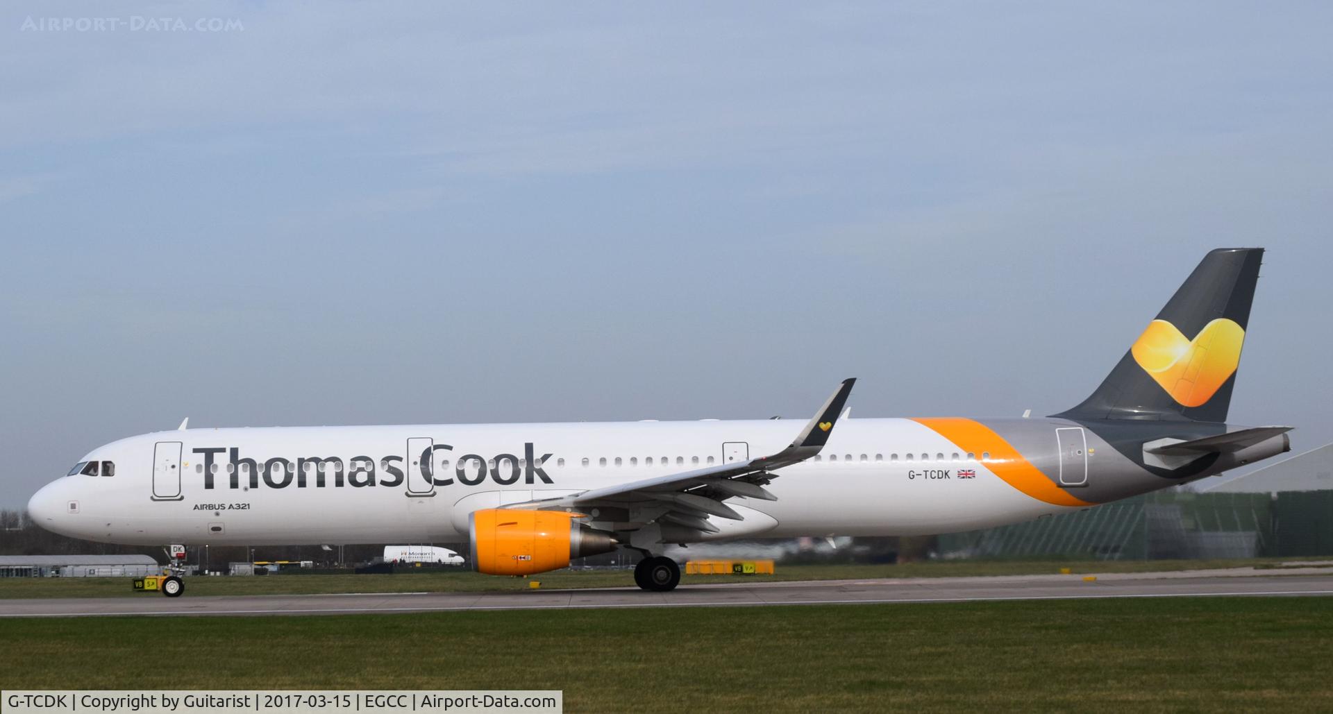 G-TCDK, 2015 Airbus A321-211 C/N 6548, At Manchester