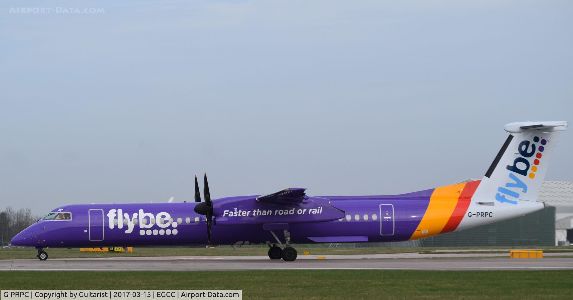 G-PRPC, 2010 Bombardier DHC-8-402 Dash 8 C/N 4338, At Manchester