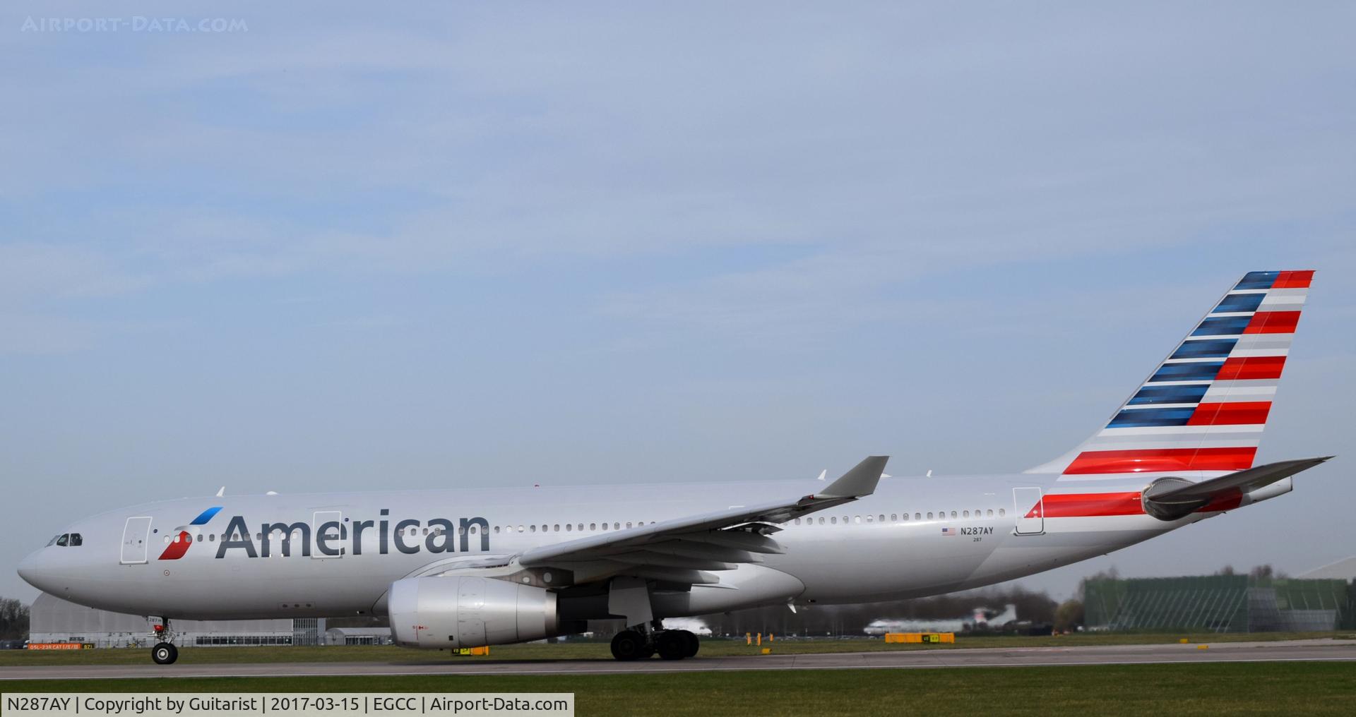 N287AY, 2013 Airbus A330-243 C/N 1417, At Manchester