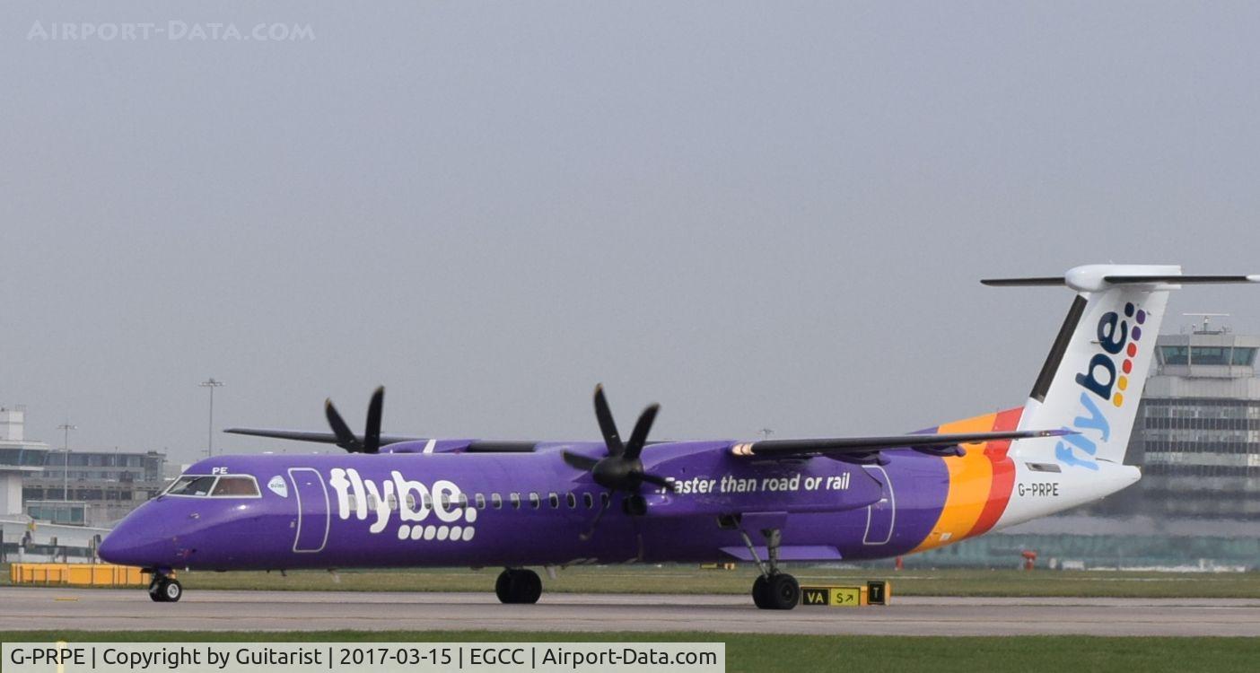 G-PRPE, 2008 De Havilland Canada DHC-8-402Q Dash 8 Dash 8 C/N 4209, At Manchester