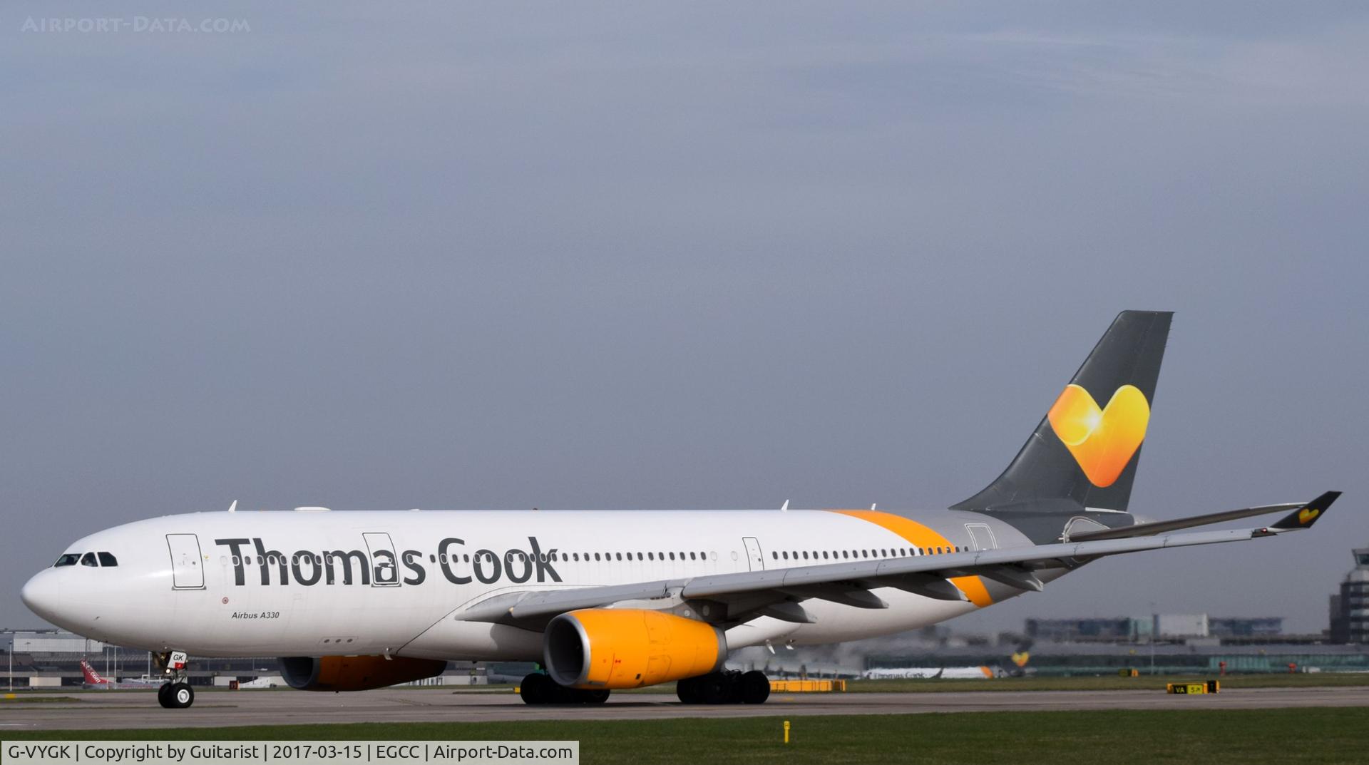 G-VYGK, 2014 Airbus A330-243 C/N 1498, At Manchester