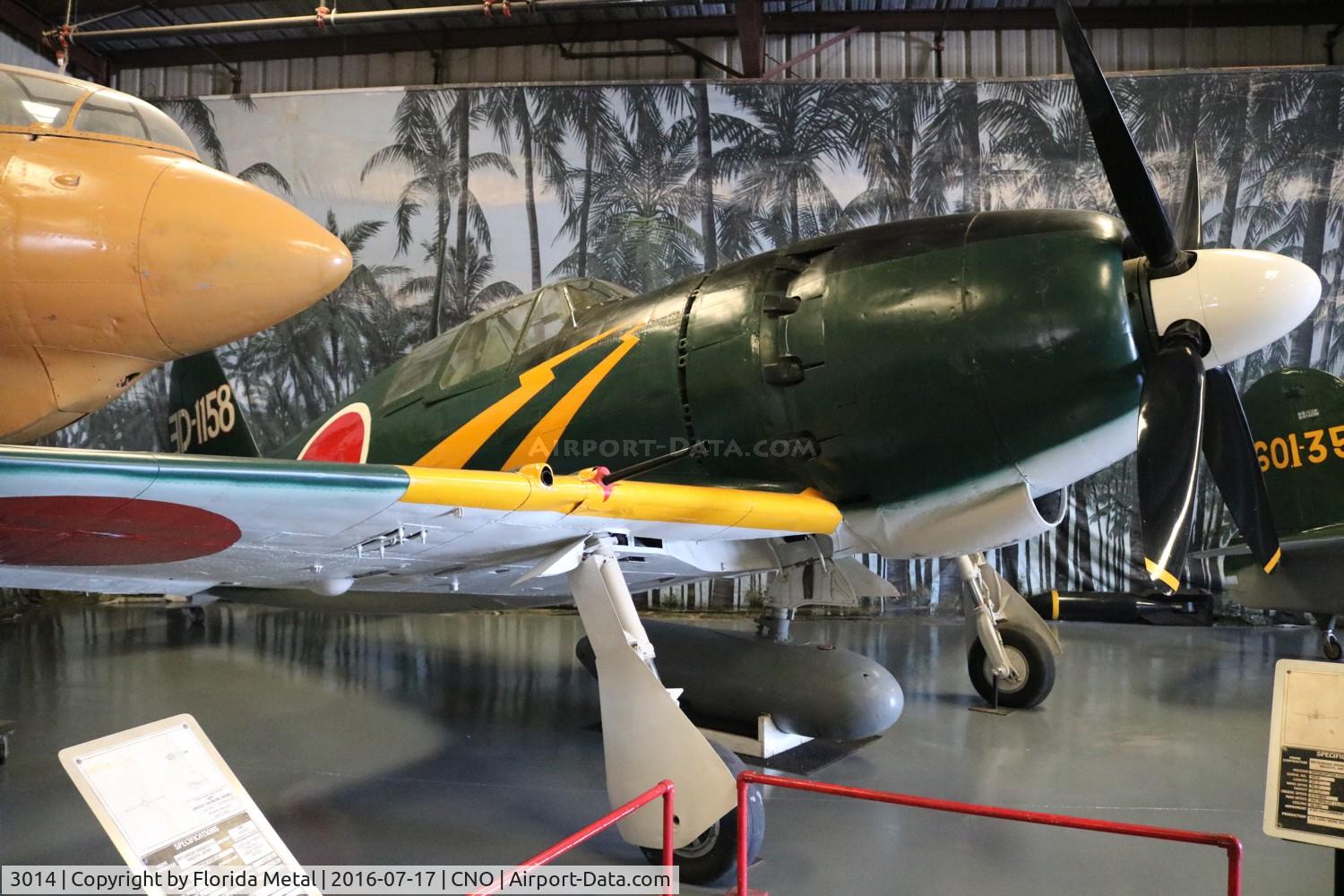 3014, 1943 Mitsubishi J2M3 Raiden D4 C/N 0000, Mitsubishi Raiden