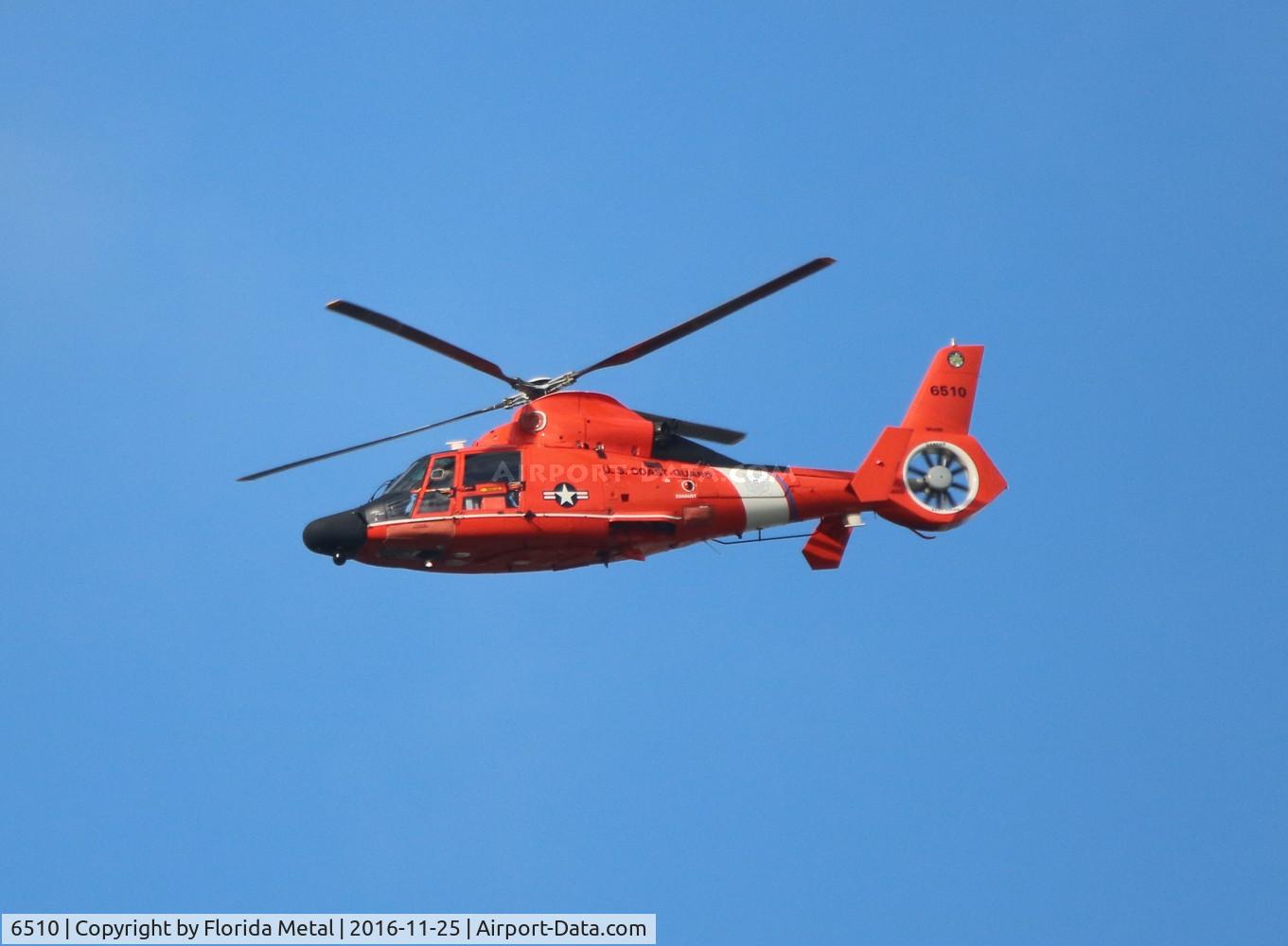 6510, Aerospatiale MH-65C Dolphin C/N 6105, MH-65C overflying Miami Airport