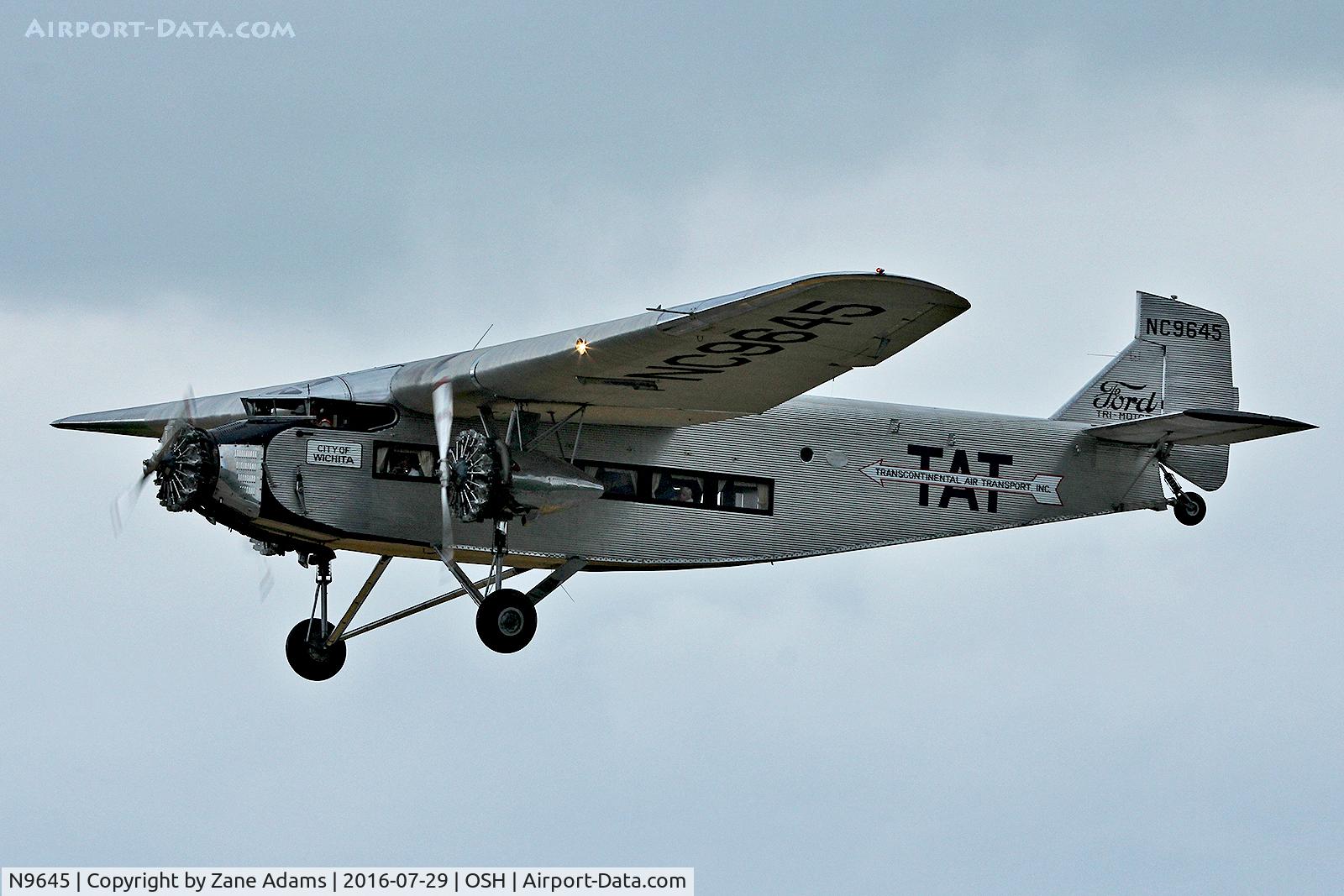 N9645, 1928 Ford 5-AT-B Tri-Motor C/N 8, At the 2016 EAA AirVenture - Oshkosh, Wisconsin