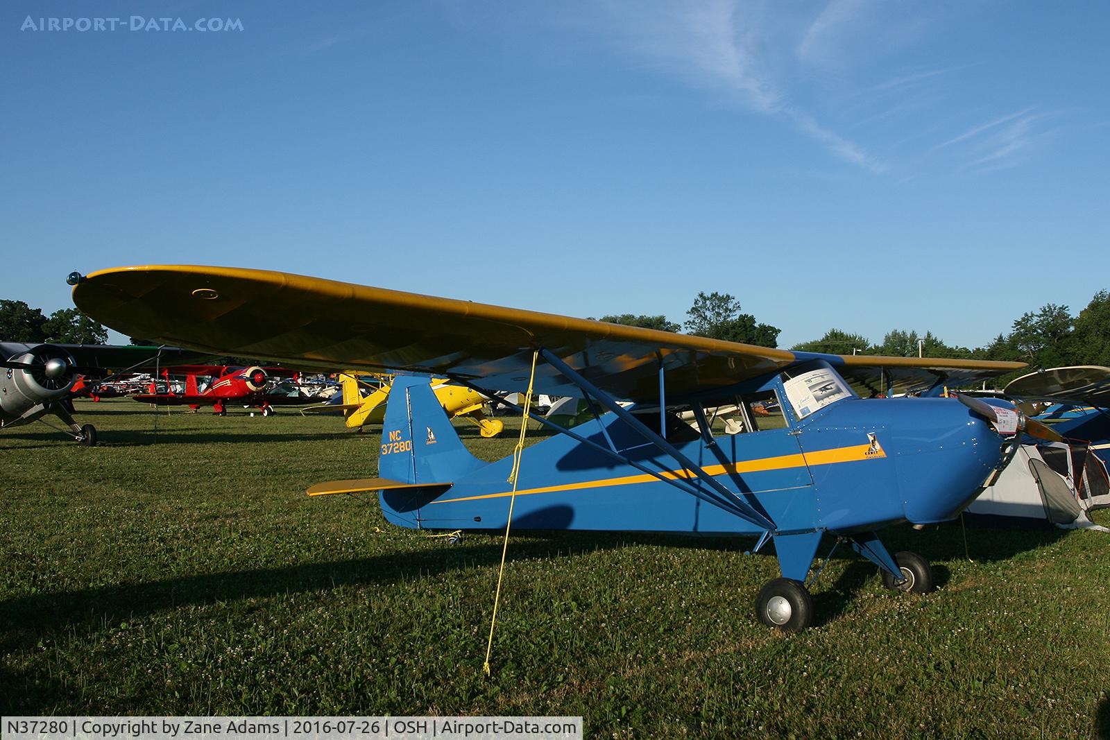 N37280, 1941 Interstate S-1A Cadet C/N 123, At the 2016 EAA AirVenture - Oshkosh, Wisconsin