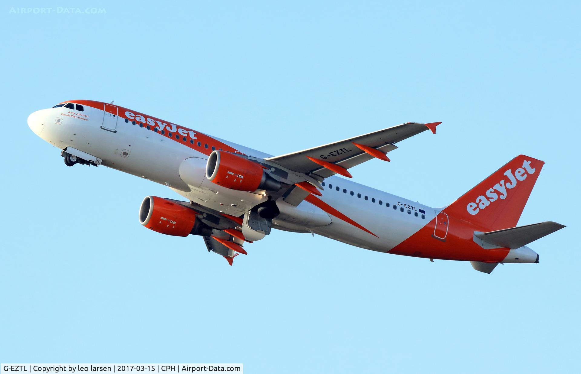 G-EZTL, 2009 Airbus A320-214 C/N 4012, Copenhagen 15.3.2017