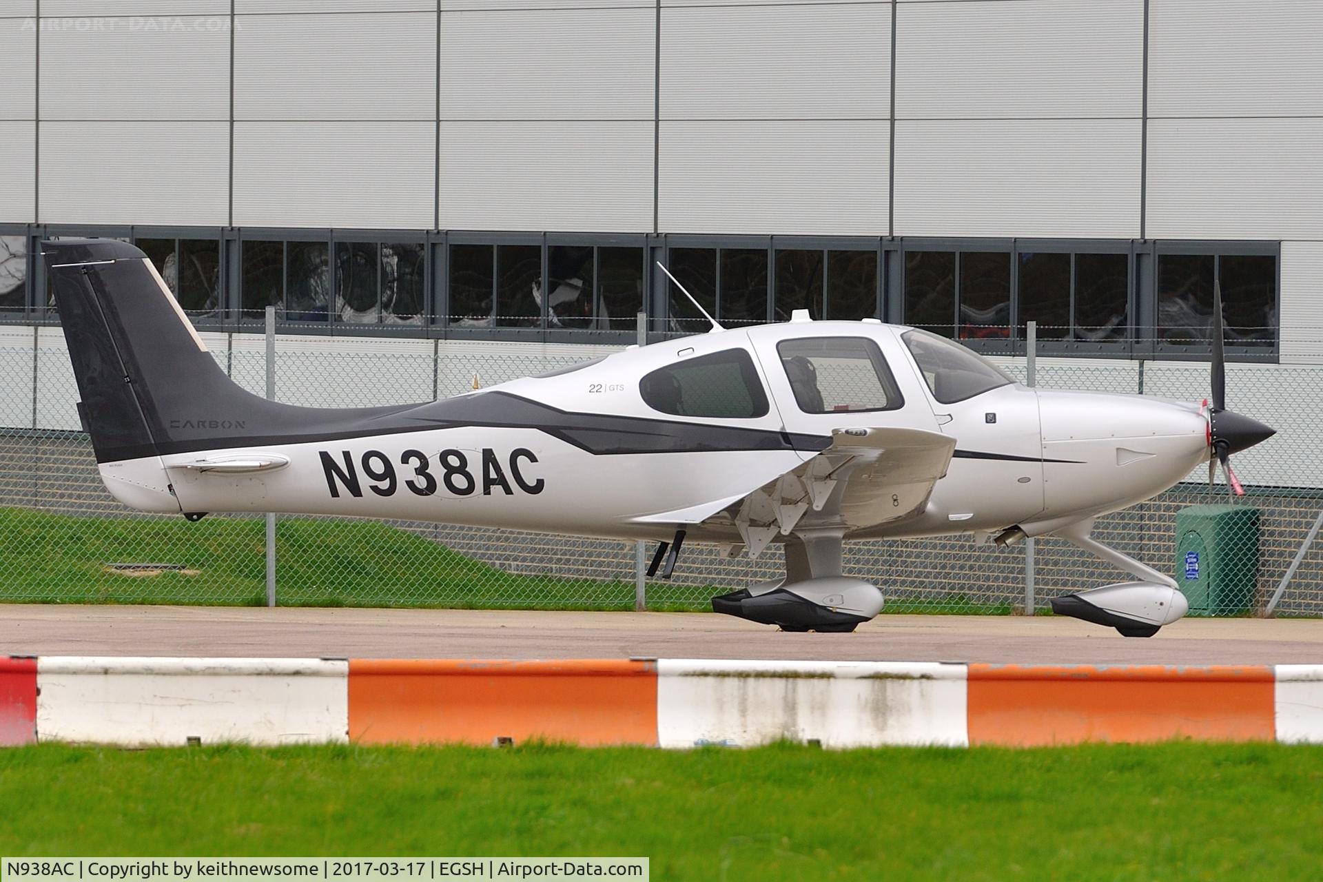 N938AC, 2014 Cirrus SR22 Carbon C/N 4146, Very Nice Visitor.