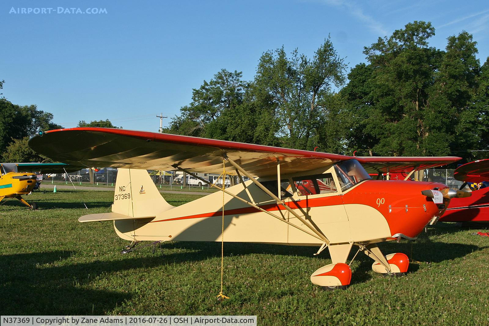 N37369, 1941 Interstate S-1A Cadet C/N 212, At the 2016 EAA AirVenture - Oshkosh, Wisconsin