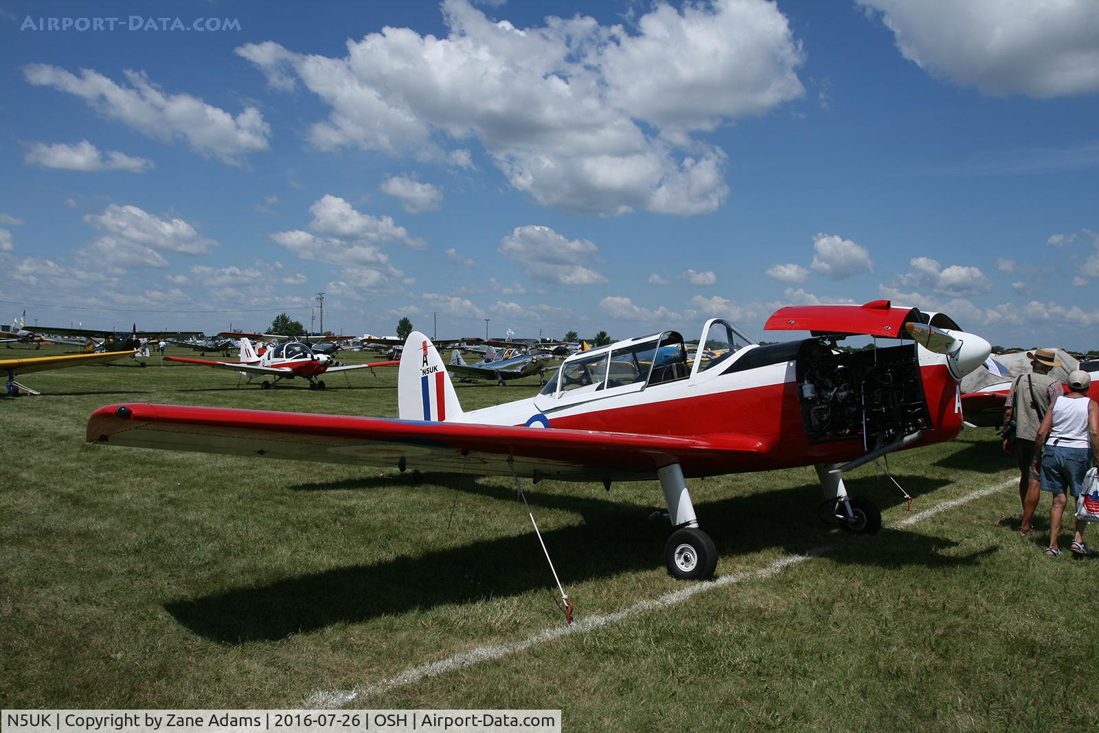 N5UK, 1952 De Havilland DHC-1 Chipmunk T.10 C/N C1/0282, At the 2016 EAA AirVenture - Oshkosh, Wisconsin