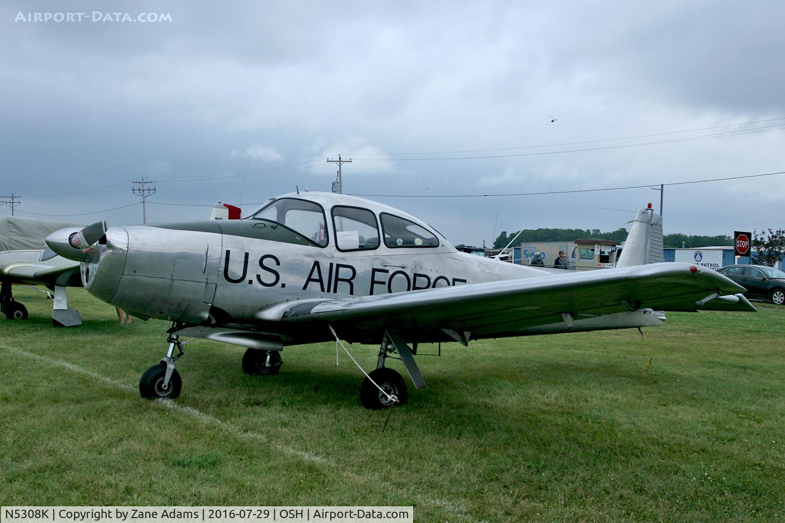 N5308K, 1950 Ryan Navion B C/N NAV-4-2208B, At the 2016 EAA AirVenture - Oshkosh, Wisconsin