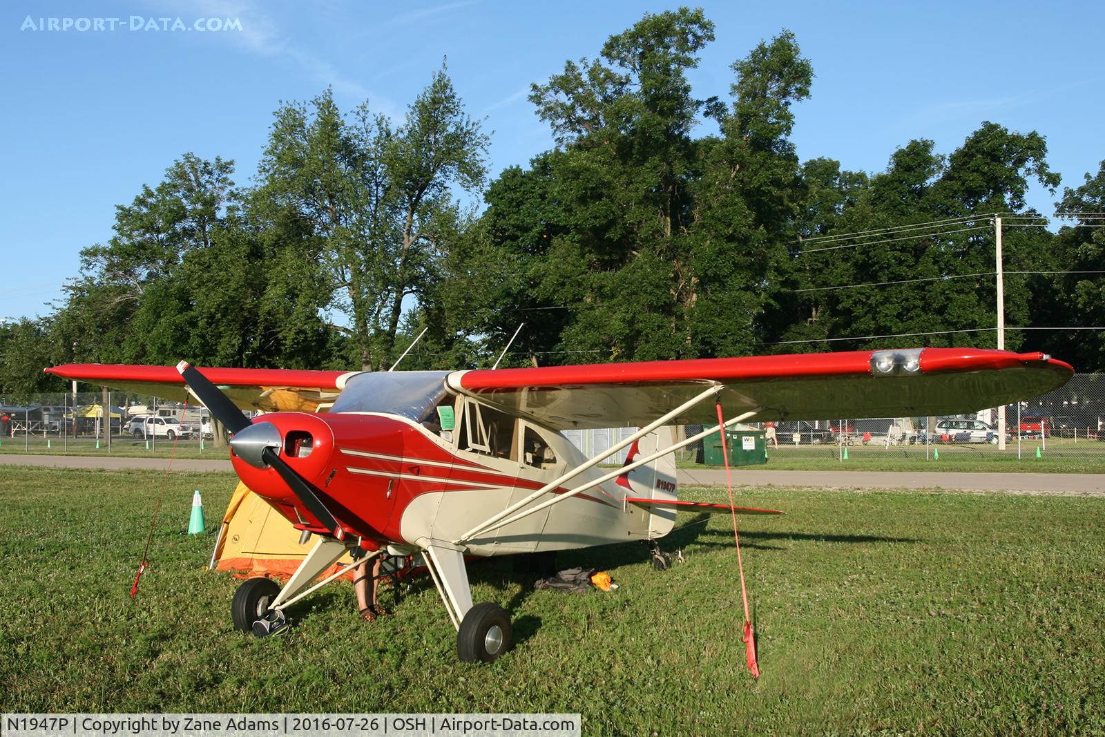 N1947P, 1955 Piper PA-22-150 C/N 22-2698, At the 2016 EAA AirVenture - Oshkosh, Wisconsin