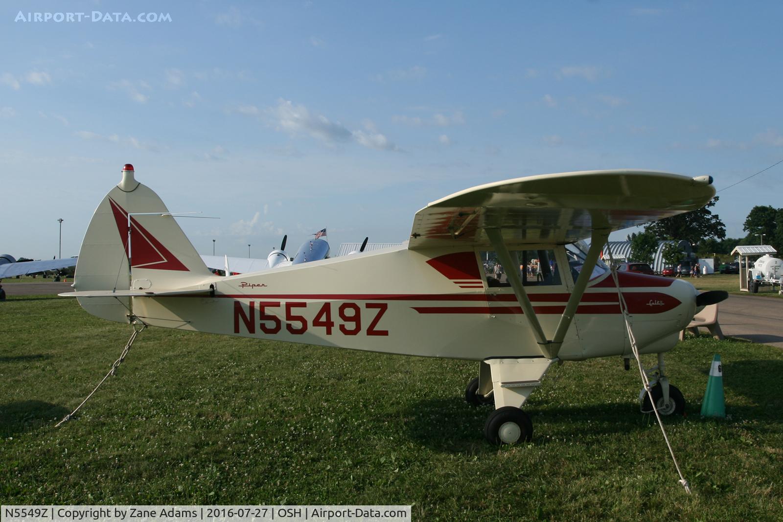 N5549Z, 1962 Piper PA-22-108 Colt Colt C/N 22-9341, At the 2016 EAA AirVenture - Oshkosh, Wisconsin