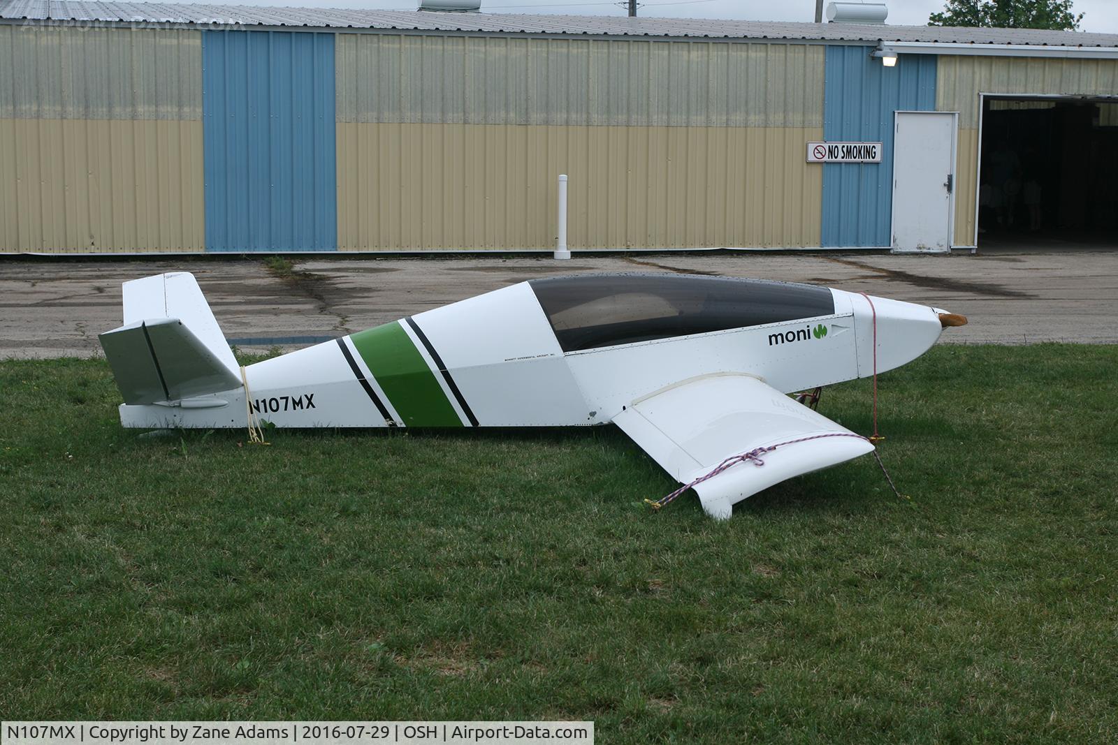 N107MX, 1981 Monnett Moni C/N 001, At the 2016 EAA AirVenture - Oshkosh, Wisconsin