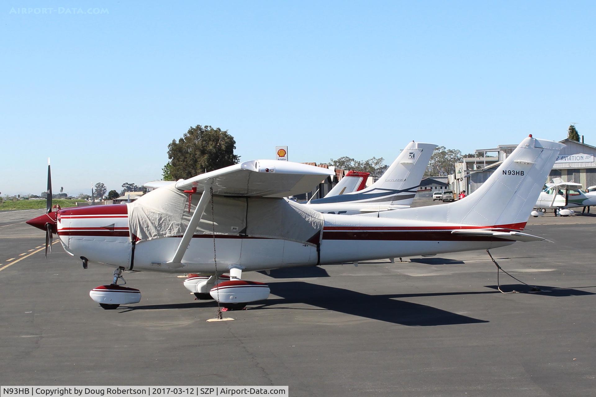 N93HB, 1981 Cessna T182 Skylane C/N 18267768, 1981 Cessna T182 TURBO SKYLANE, Turbocharged Lycoming O-540-L3C5D 235 Hp. Certified 15 August 1980.