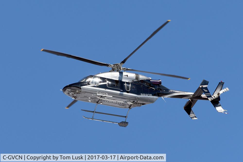 C-GVCN, 2006 Bell 427 C/N 56054, Spotted over Kingston, ON on 3/17/2017