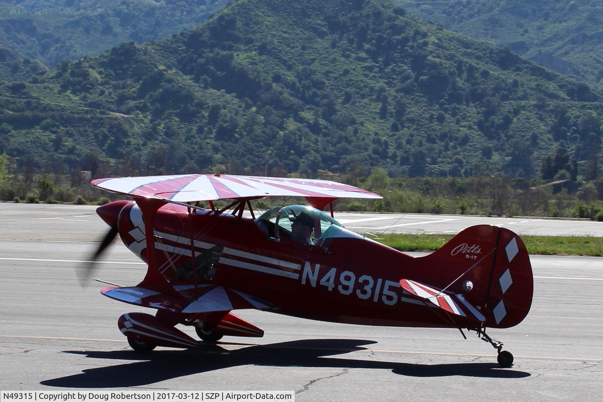 N49315, 1983 Pitts S-1T Special C/N 1013, 1983 Pitts Aerobatics S-1T SPECIAL, Lycoming AEIO-360 180 Hp, production Pitts single place, four ailerons, taxi