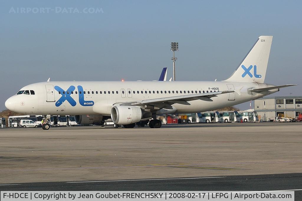 F-HDCE, 1992 Airbus A320-211 C/N 311, XL Airways France terminal 3 (now Zagros Air)
