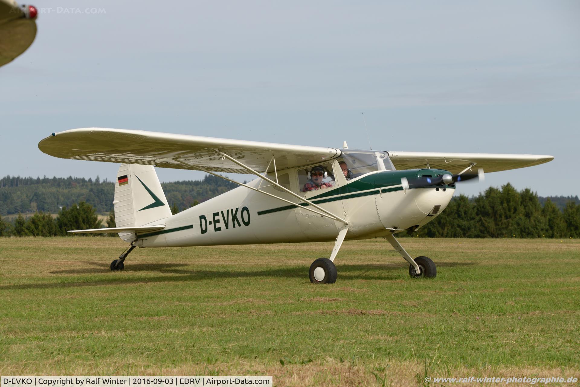 D-EVKO, 1946 Cessna 140 C/N 8936, Cessna 140 - Private - 8936 - D-EVKO - 03.09.2016 - EDRV