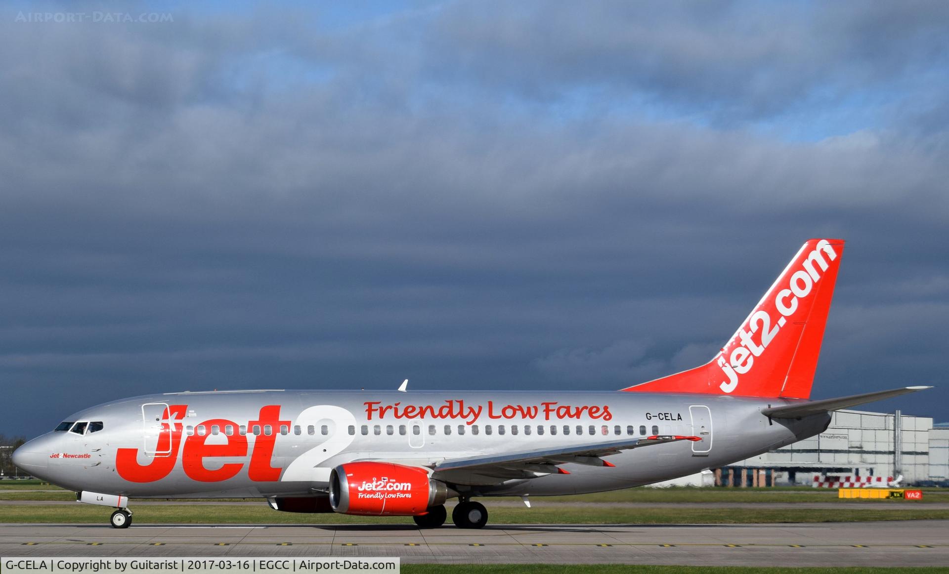 G-CELA, 1986 Boeing 737-377(QC) C/N 23663, At Manchester