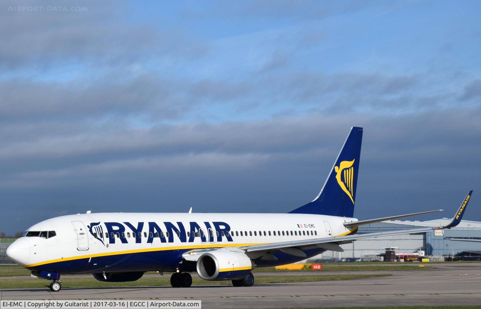 EI-EMC, 2010 Boeing 737-8AS C/N 38510, At Manchester