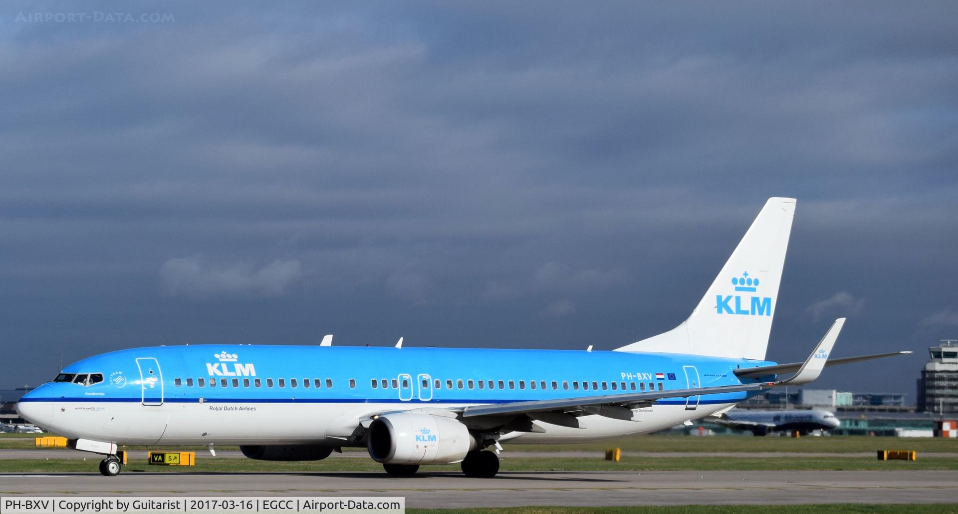 PH-BXV, 2007 Boeing 737-8K2 C/N 30370, At Manchester