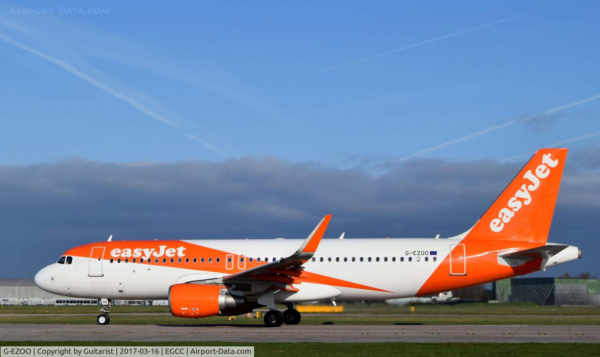 G-EZOO, 2015 Airbus A320-214 C/N 6606, At Manchester