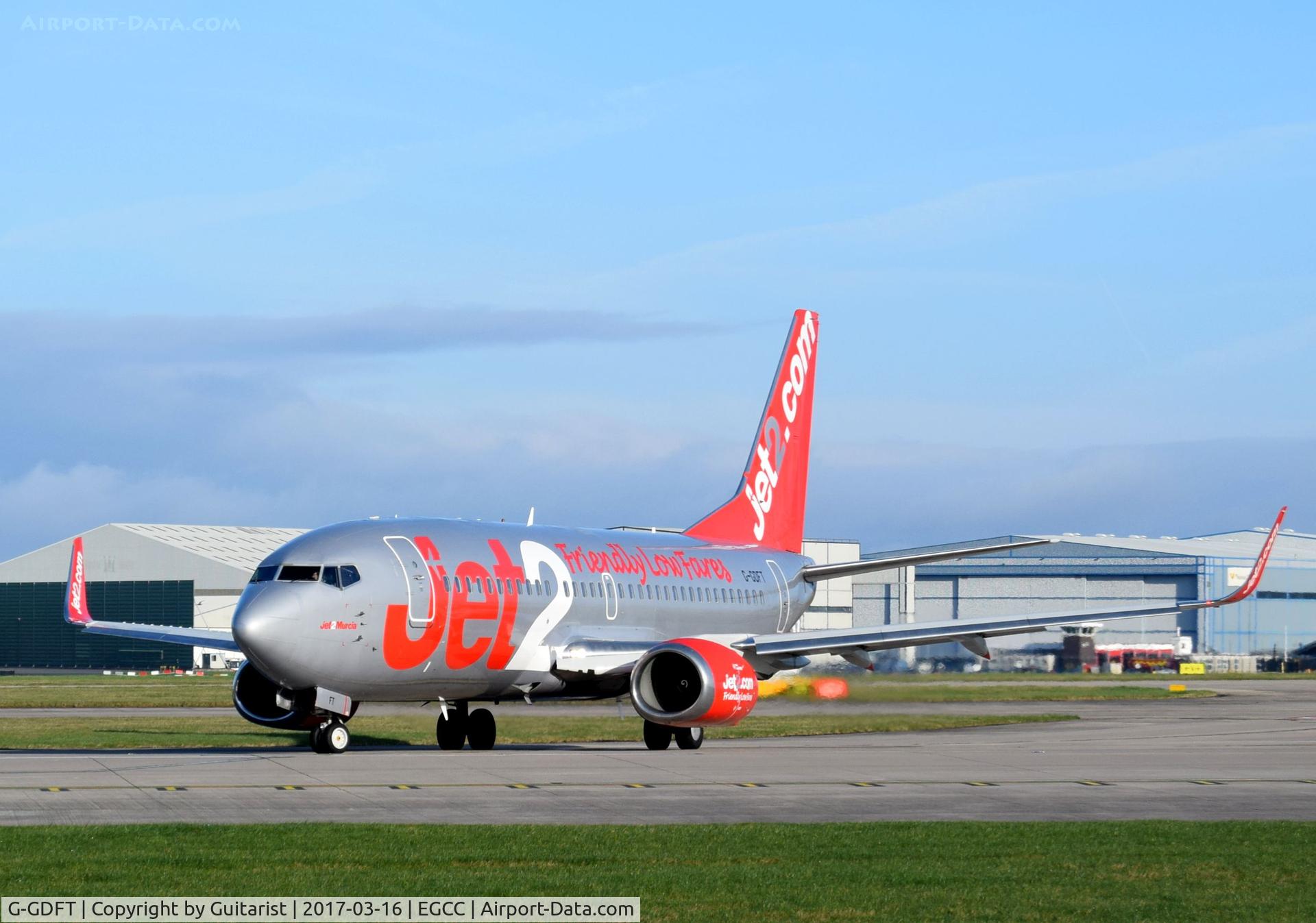 G-GDFT, 1998 Boeing 737-36Q C/N 29141, At Manchester